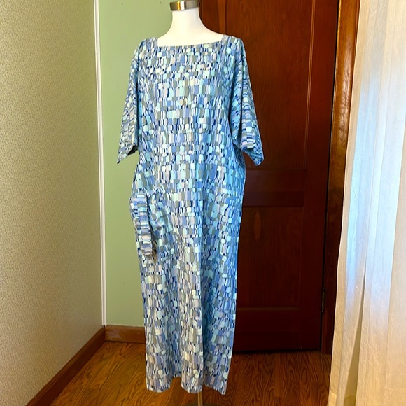 VINTAGE Rare Marimekko Print Dress, Size M - Picture 8 of 9